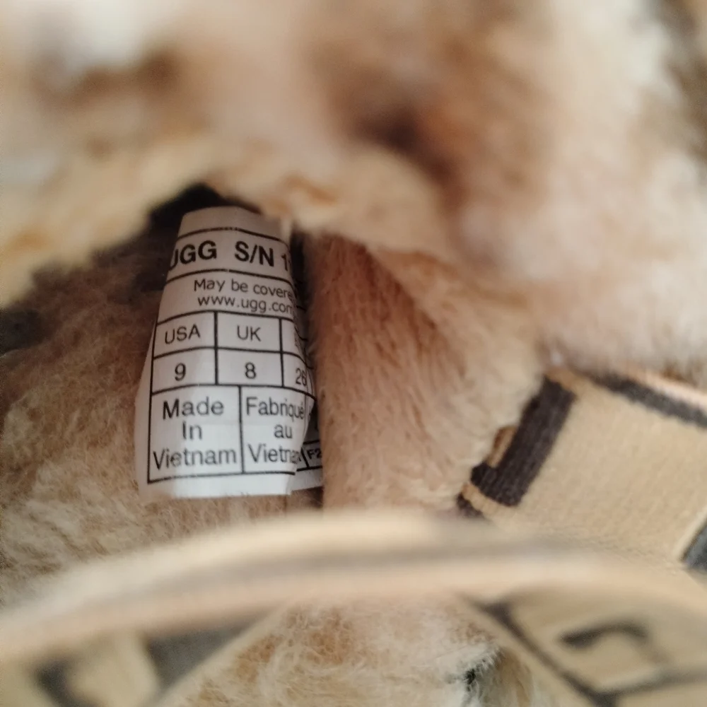 UGG Brown Tiger Kids Slippers